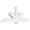 Ekena Millwork Kennewick Architectural Grade PVC Gable Bracket, 72"W x 27"H x 4"D x 6"F, 9/12 Pitch GBP072X27X0406KEN00 - alternate 1